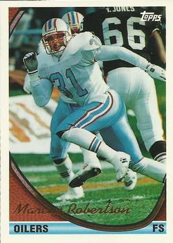 Marcus Robertson Houston Oilers 1994 Topps NFL #432